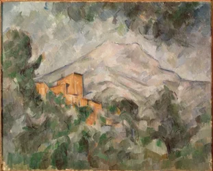 Der Berg Sainte-Victoire und das Schloss Noir